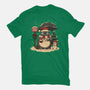Totoro Winter Bus Stop-Mens-Basic-Tee-JamesQJO