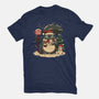 Totoro Winter Bus Stop-Mens-Heavyweight-Tee-JamesQJO