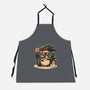 Totoro Winter Bus Stop-Unisex-Kitchen-Apron-JamesQJO