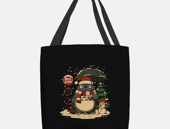 Totoro Winter Bus Stop