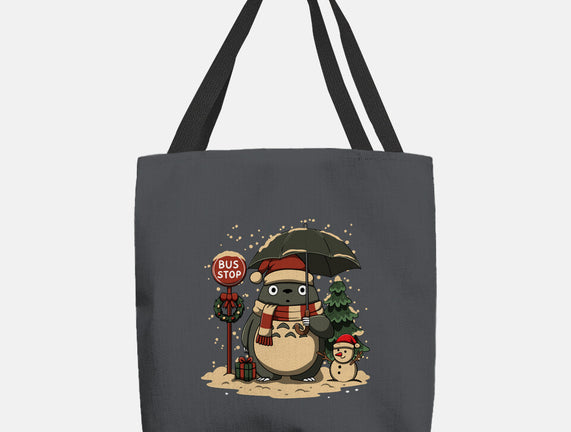 Totoro Winter Bus Stop
