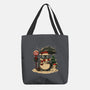 Totoro Winter Bus Stop-None-Basic Tote-Bag-JamesQJO