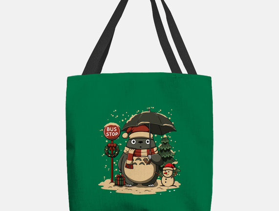 Totoro Winter Bus Stop