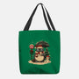 Totoro Winter Bus Stop-None-Basic Tote-Bag-JamesQJO