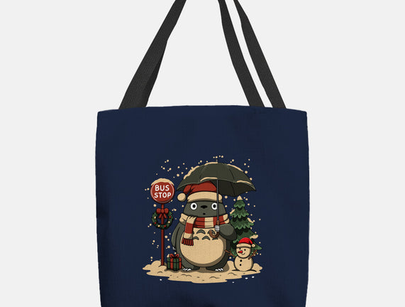 Totoro Winter Bus Stop