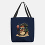 Totoro Winter Bus Stop-None-Basic Tote-Bag-JamesQJO