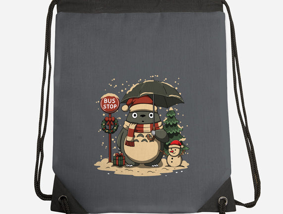 Totoro Winter Bus Stop
