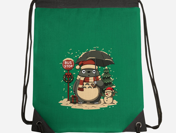 Totoro Winter Bus Stop