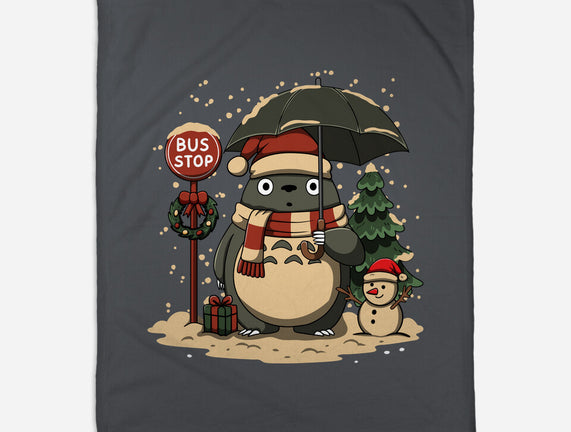 Totoro Winter Bus Stop