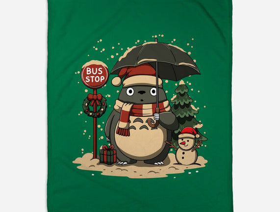 Totoro Winter Bus Stop