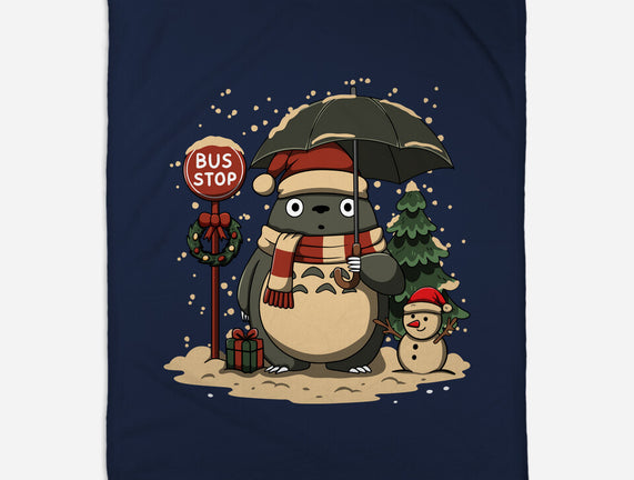 Totoro Winter Bus Stop