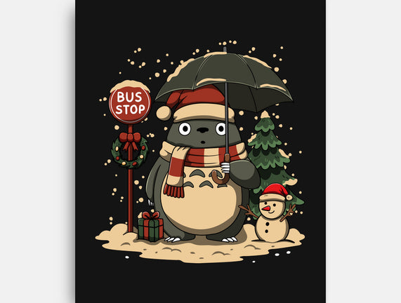 Totoro Winter Bus Stop