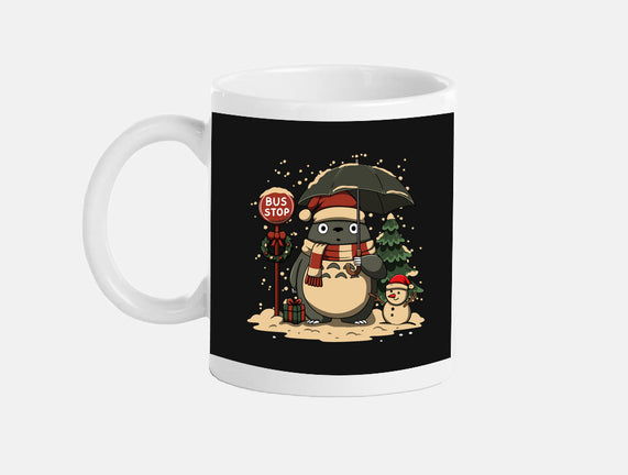 Totoro Winter Bus Stop