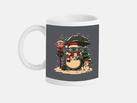Totoro Winter Bus Stop