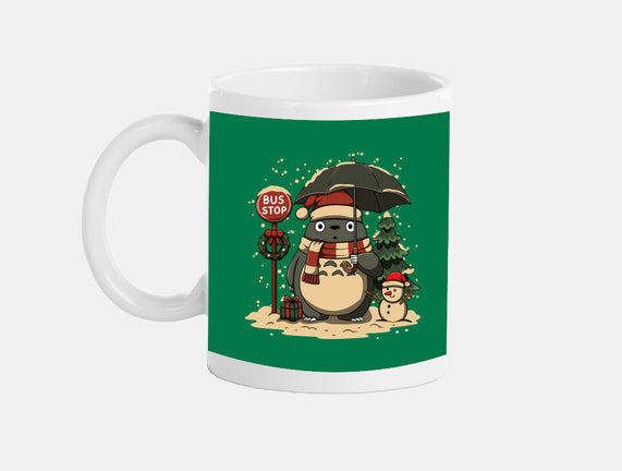 Totoro Winter Bus Stop