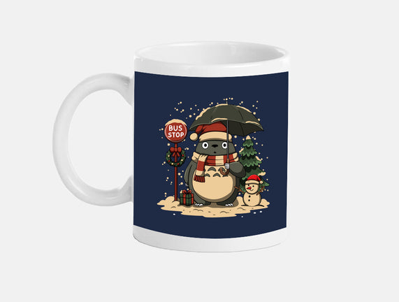 Totoro Winter Bus Stop