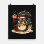 Totoro Winter Bus Stop-None-Matte-Poster-JamesQJO