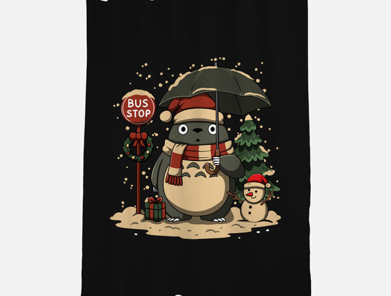 Totoro Winter Bus Stop