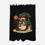 Totoro Winter Bus Stop-None-Polyester-Shower Curtain-JamesQJO