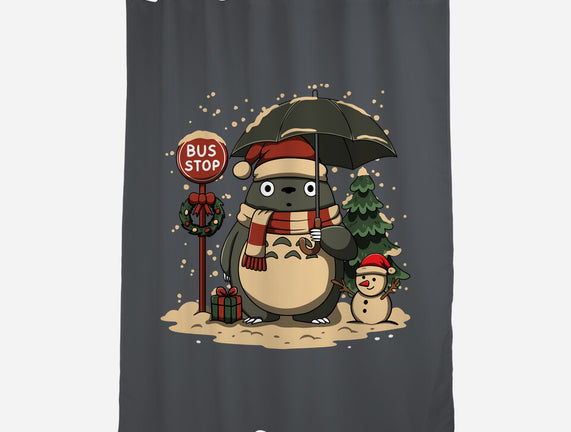 Totoro Winter Bus Stop