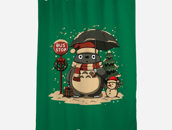 Totoro Winter Bus Stop