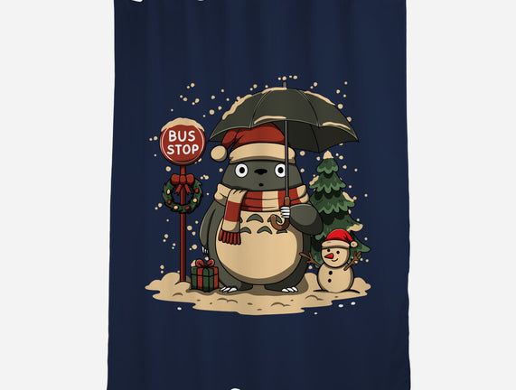 Totoro Winter Bus Stop