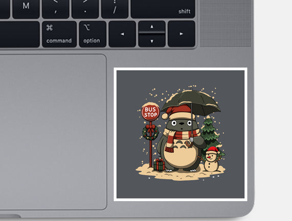 Totoro Winter Bus Stop