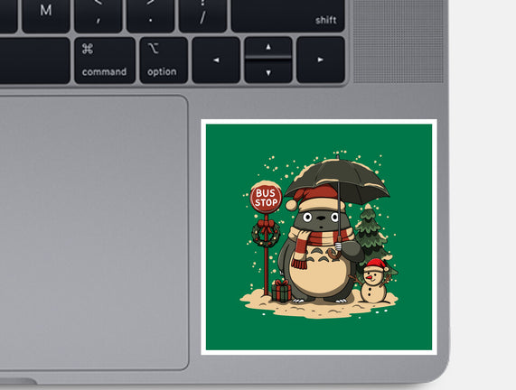 Totoro Winter Bus Stop