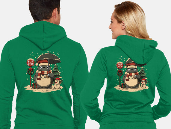 Totoro Winter Bus Stop