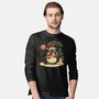 Totoro Winter Bus Stop-Mens-Long Sleeved-Tee-JamesQJO