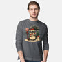 Totoro Winter Bus Stop-Mens-Long Sleeved-Tee-JamesQJO