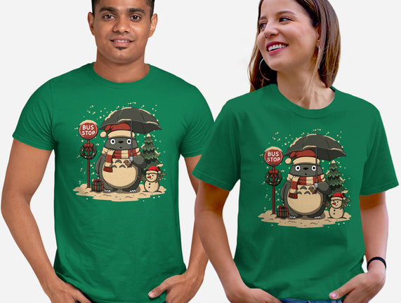 Totoro Winter Bus Stop