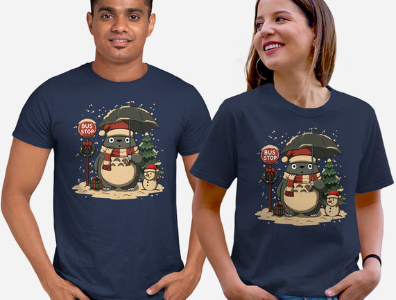 Totoro Winter Bus Stop