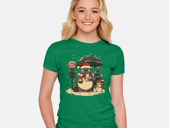 Totoro Winter Bus Stop