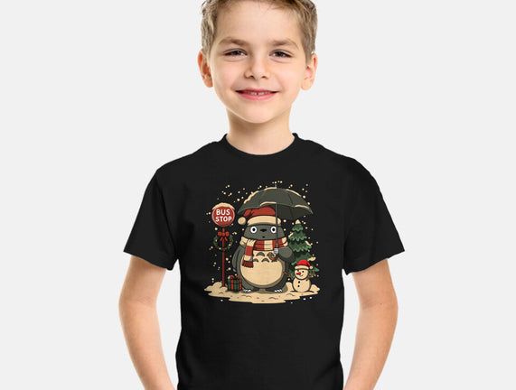 Totoro Winter Bus Stop