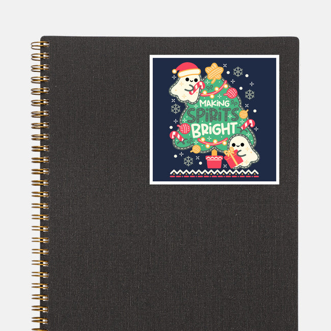 Making Cute Spirits Bright-None-Glossy-Sticker-NemiMakeit