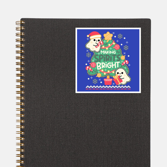 Making Cute Spirits Bright-None-Glossy-Sticker-NemiMakeit