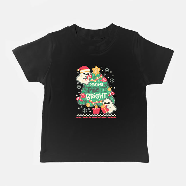 Making Cute Spirits Bright-Baby-Basic-Tee-NemiMakeit