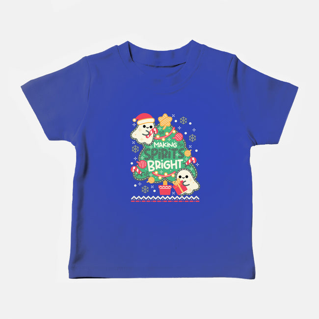 Making Cute Spirits Bright-Baby-Basic-Tee-NemiMakeit