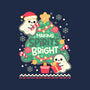 Making Cute Spirits Bright-None-Drawstring-Bag-NemiMakeit