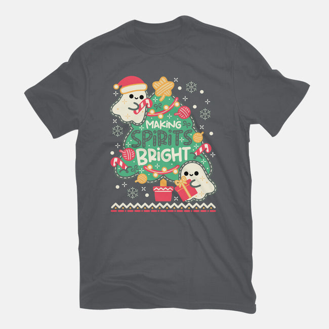 Making Cute Spirits Bright-Womens-Basic-Tee-NemiMakeit