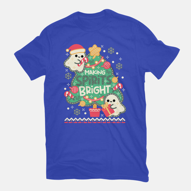 Making Cute Spirits Bright-Womens-Fitted-Tee-NemiMakeit