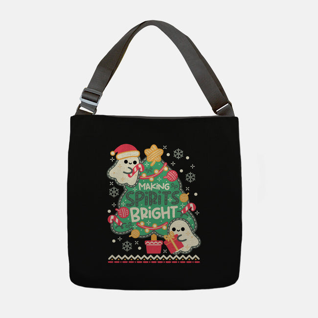 Making Cute Spirits Bright-None-Adjustable Tote-Bag-NemiMakeit