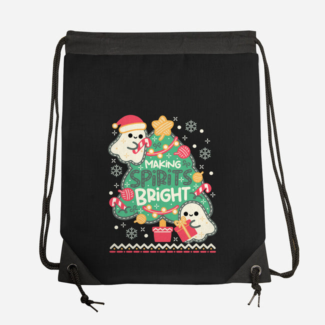 Making Cute Spirits Bright-None-Drawstring-Bag-NemiMakeit
