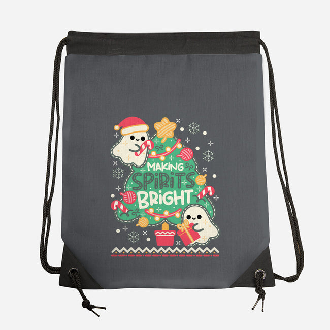 Making Cute Spirits Bright-None-Drawstring-Bag-NemiMakeit