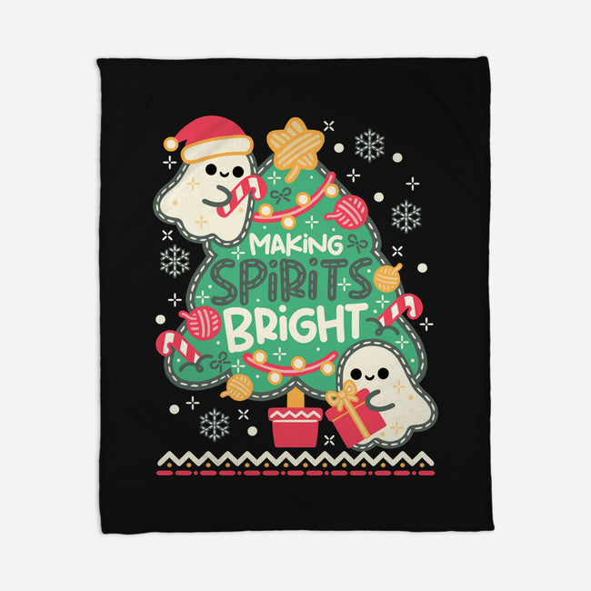 Making Cute Spirits Bright-None-Fleece-Blanket-NemiMakeit