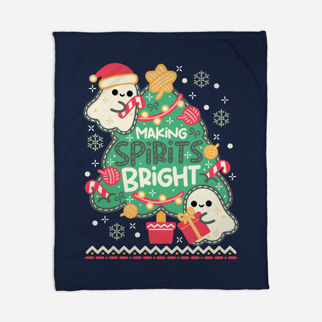 Making Cute Spirits Bright-None-Fleece-Blanket-NemiMakeit