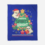 Making Cute Spirits Bright-None-Fleece-Blanket-NemiMakeit