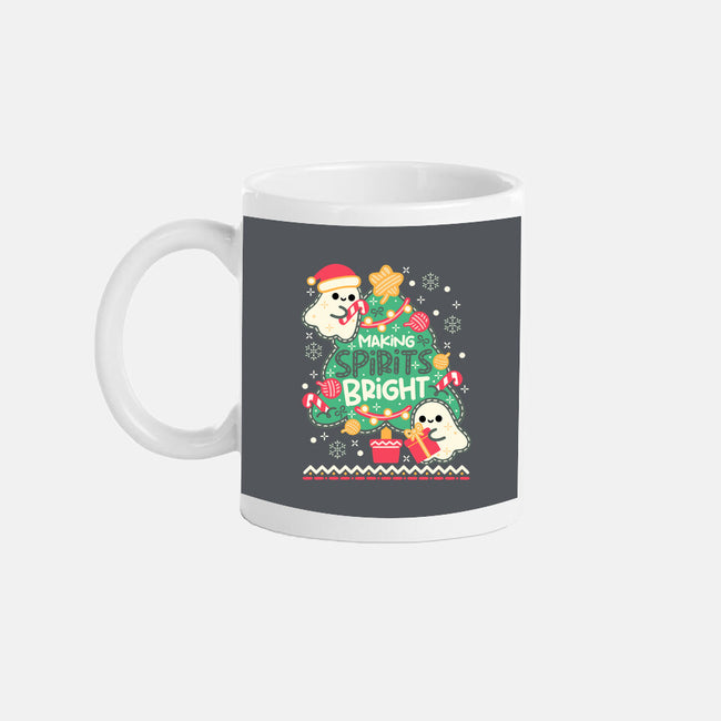 Making Cute Spirits Bright-None-Mug-Drinkware-NemiMakeit