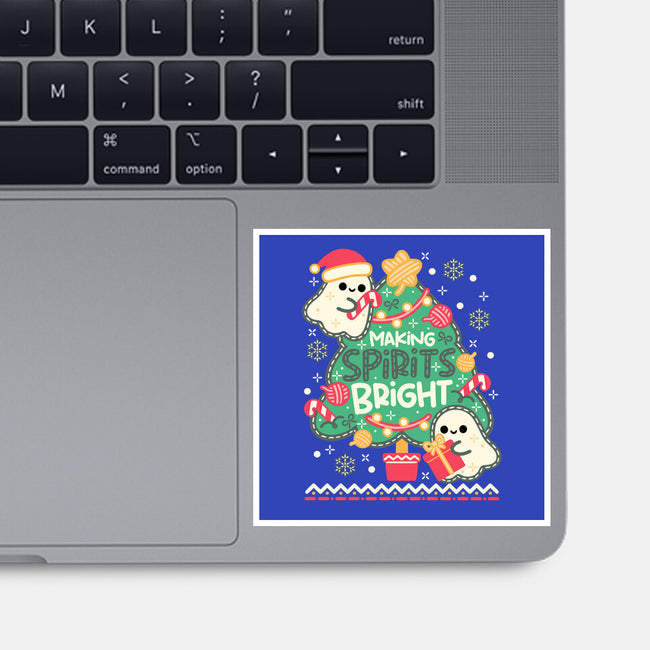 Making Cute Spirits Bright-None-Glossy-Sticker-NemiMakeit